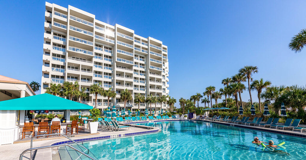 The Resort at The Longboat Key Club beautiful cool aqua blue pool for those hot and lazy summer days